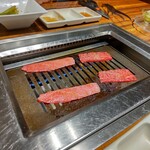 焼肉USON - 特選ネギカルビ、ハラミ