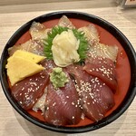寿司 う月 - 鯛と鯵の二色漬け丼　※平日ランチ限定