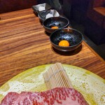 焼肉USON - 【焼き物 (タレ)】大判極上サーロイン焼きすき