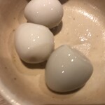 麺屋一燈 - うずらの玉子