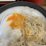 豊中麺哲 - 混ぜ途中