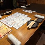地酒と道産食材 一笑 - テーブル席