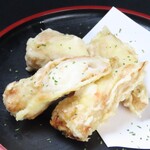 馬刺し郷土居酒屋 おしょうしな - 隠れ名物☆ちくわのサラダ天