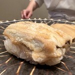 立ち食い鮨極 - 穴子 塩で