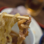 瓦町どら鴨 - １-４）麺と出汁の具
