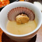 izakaya草 - 帆立の味噌汁