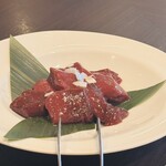 叙々苑 - 上レバー厚切塩焼(ごま塩だれ添え)   2,200円