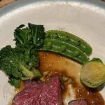 NeMo - 野菜のソテー(赤崎牛)