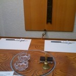 店内の掘りごたつ席です。