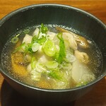 酒と肴 ひらの - お通しの椀物