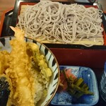 嘉司屋 - 天丼+もり(大盛り)