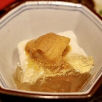 賛否両論 - 新玉葱豆腐 雲丹