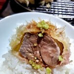 とんかつ六角箸 - わさび醤油で食べるのも美味い！