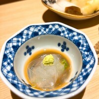 鮨 華 - のれそれ卵黄ポン酢