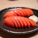 やきとん たまや商店 - 冷やしトマト