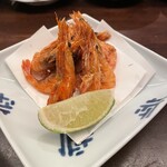 酢重ダイニング - エビのスパイシー揚げ