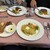 Bistro WAN - 料理写真:ビーフハンバーグステーキセット×2、本日のシェフセット