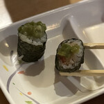 すし居酒屋 すすむ - 明太子巻き×わさび