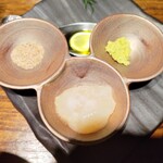 Tokyo Style Noodle ほたて日和 - 帆立のカルパッチョと薬味