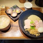 Tokyo Style Noodle ほたて日和 - 『特製』帆立の昆布水つけ麺 白【塩】