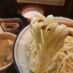 烈志笑魚油 麺香房 三く - つけ麺・つけ道産 単品 400g 1,030円 & 中瓶ビール 500円