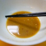 ラーメンエース - 味噌ラーメン スープ