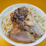 ラーメンエース - 期間限定 味噌ラーメン ニンニク少し、焦がしアブラ