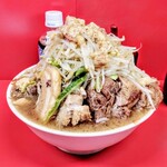 ラーメン二郎 - 小豚 ニンニクアブラカラメ(NAK)