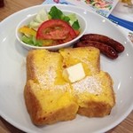 ガスト - フレンチトーストプレートセット499円