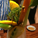 funky 原田 GT - スティック野菜 500円。