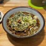 福そば - 三つ葉のかき揚げ