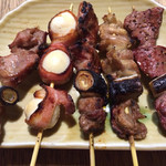 またぎや  - 串焼きセット（おまかせ）【10本セット】①1,600円。