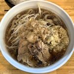時は豚なり - 豚ラーメン(200g/野菜少な目/ニンニクアブラ普通)900円