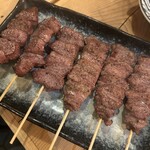 もつ焼★キャプテン - カシラ、ハツ