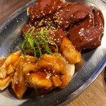 焼肉 俺家 - ホソ、レバー