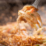 喜多由 - もんじゃ　焼きシーン