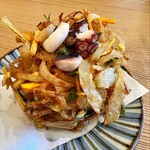 おうどん 瀬戸晴れ - タコかき揚げ430円税込