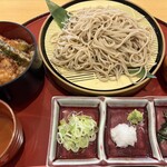 八島 - ざる蕎麦＆ミニ丼セット1,400円