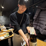 金沢炉端あっぱれ - イケメン店員さん♪顔出しOKですஐ(*˙˘˙*)ஐ