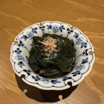 金沢炉端あっぱれ - 金時草のおひたし美味しい〜♪(｡˃ ᵕ ˂。)