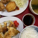 ぎょうざの美鈴 - お昼のランチ →美鈴定食 Bセットだよ·͜· ︎︎ᰔᩚ