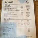 カラフルコーヒー - メニュー⟡.· 入口にて料金先払い⟡.·
