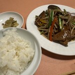 福天 - ニラレバ炒め