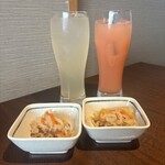 日本酒と海鮮と焼き鳥 個室居酒屋 縁や - お通しの切り干し大根！