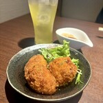 日本酒と海鮮と焼き鳥 個室居酒屋 縁や - 魚屋仕込みの帆立フライ