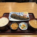炭火焼専門食処 白銀屋 - とろさば旨塩焼き定食('25/04/10)