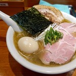 焼きあご煮干しらぁめん はなかぜ - 特製焼きあご煮干し塩らぁめん(大盛)