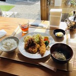 民家カフェ れんこん - セレブ定食　１２００円