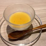 桜梅桃李 - 杏仁豆腐+紹興酒シロップ