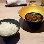 桜梅桃李 - 和牛麻婆豆腐＆御飯